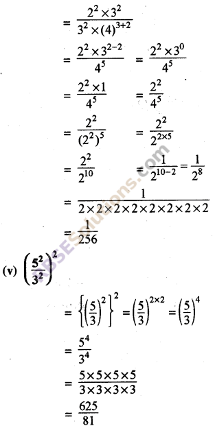 Rajasthan Board RBSE Class 8 Maths Chapter 3 Powers and Exponents Ex 3.1 24