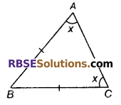 RBSE Solutions for Class 9 Maths Chapter 7 त्रिभुजों की सर्वांगसमता एवं असमिकाएँ Miscellaneous Exercise 3