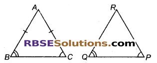 RBSE Solutions for Class 9 Maths Chapter 7 त्रिभुजों की सर्वांगसमता एवं असमिकाएँ Miscellaneous Exercise 7